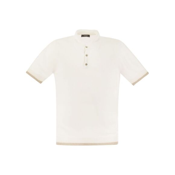 Peserico Men Linen And Cotton Yarn Jersey